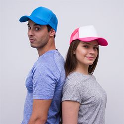Azul y Rosa con Blanco